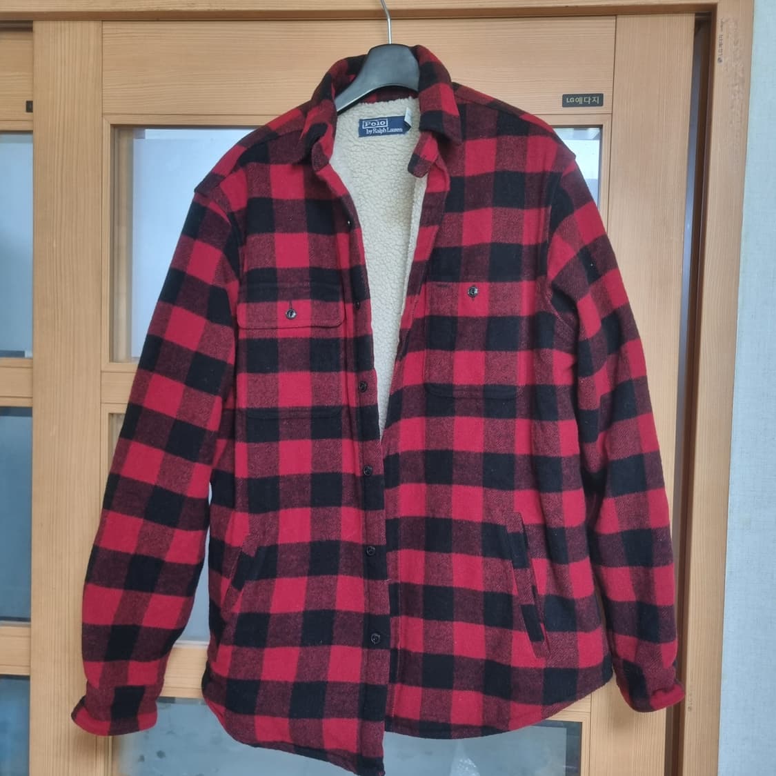 폴로랄프로렌 플리스오버셔츠 양털자켓 m 105 상품이미지5