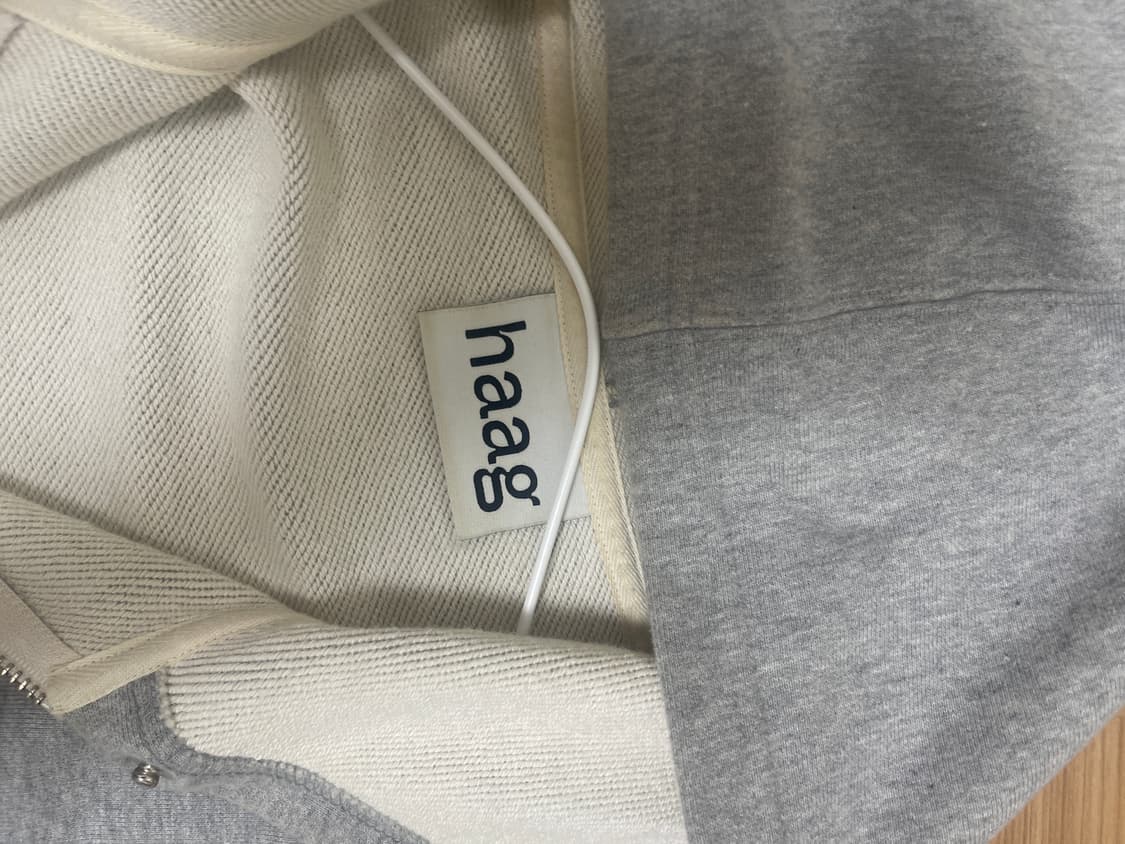 haag 후드집업 그레이 상품이미지2