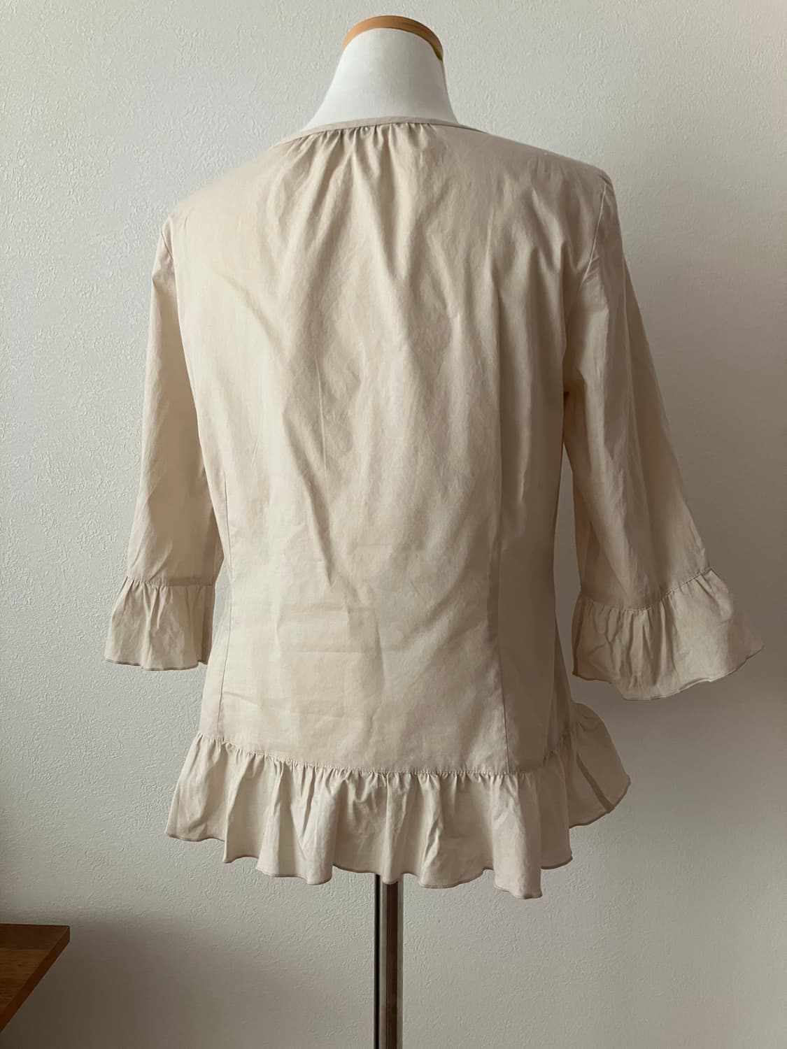 프릴 코튼 블라우스 모리걸블라우스 바스락블라우스 상품이미지4