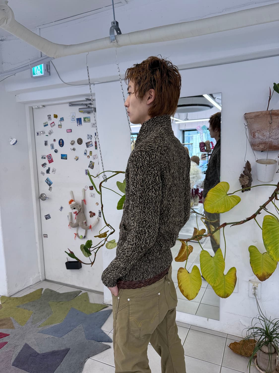 toggle button knit jacket 상품이미지4