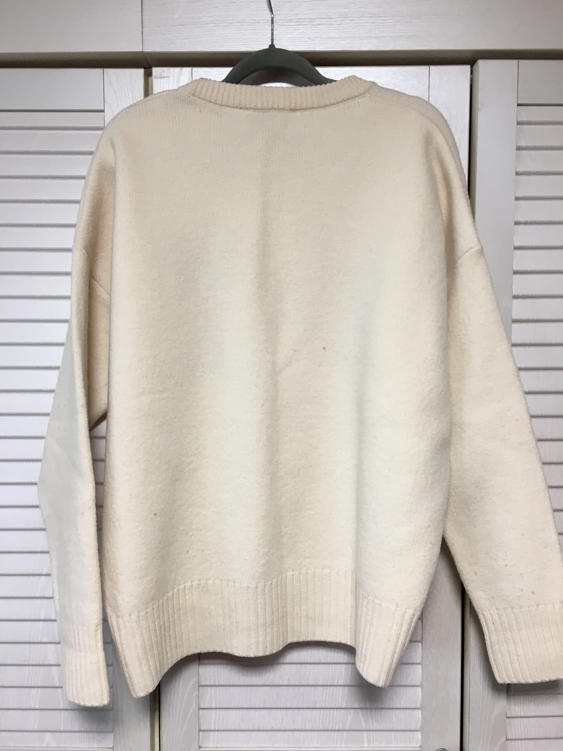 AMI Paris 인타르시아 니트 울 스웨터 상품이미지2