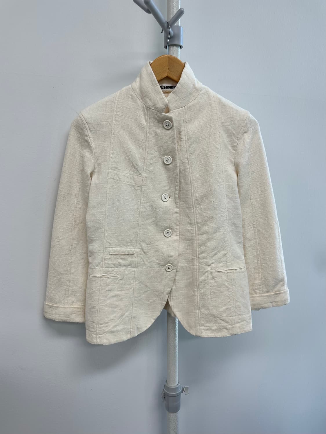 질샌더 코튼 린넨 자켓 상품이미지1
