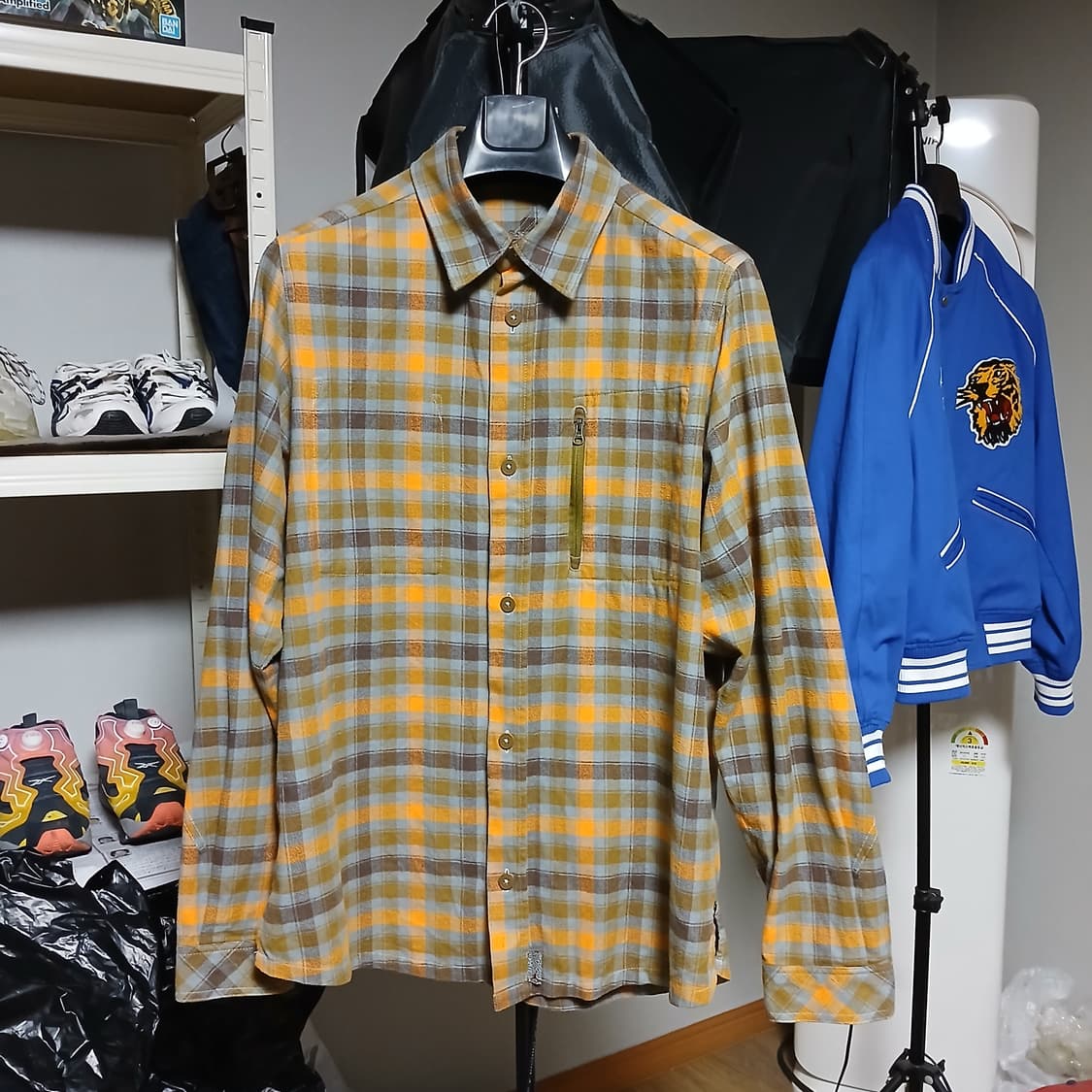 nike 나이키 조던 체크 셔츠 남방 상품이미지3