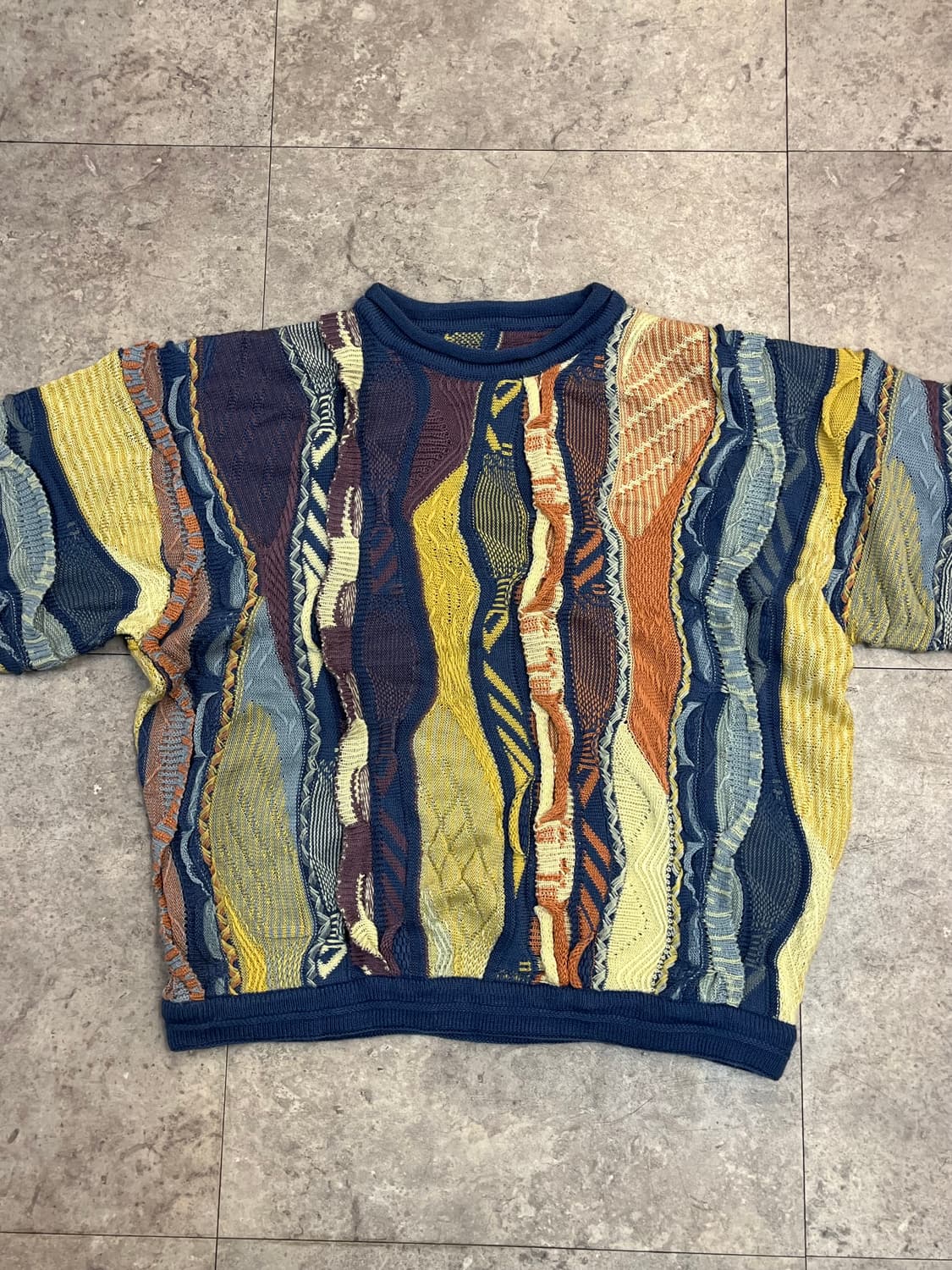 빈티지 케이블 니트 블루 #csz2353 상품이미지4