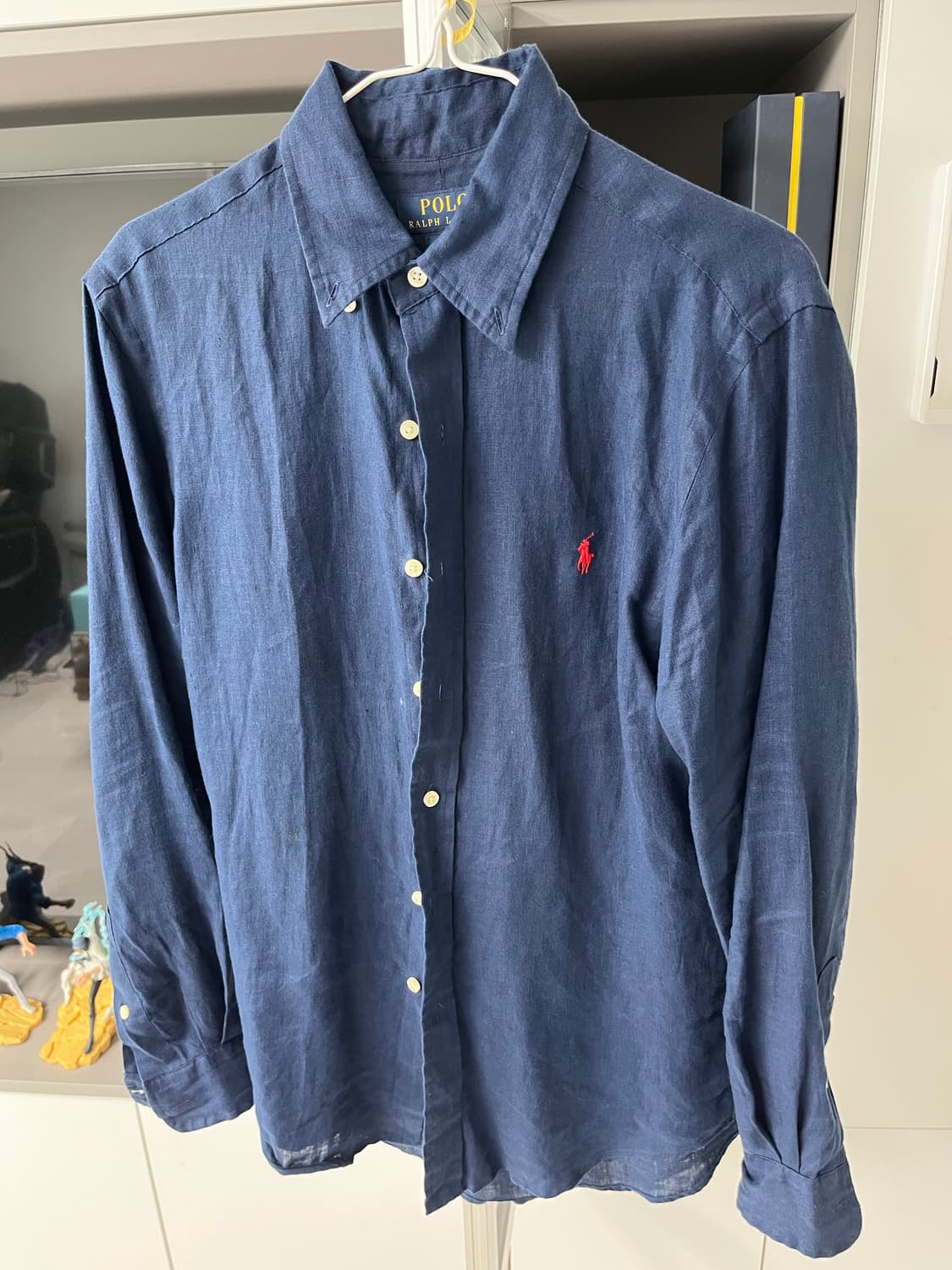 폴로 클래식핏 리넨셔츠 판매 상품이미지1