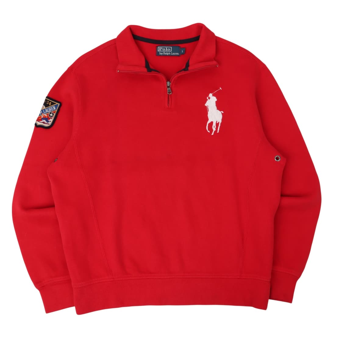 폴로 랄프로렌 레드 빅포니 하프집업 스웻셔츠 상품이미지1