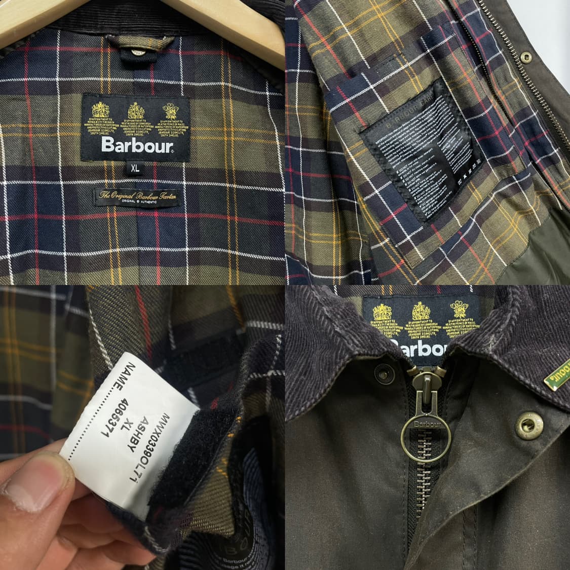 Barbour Ashby Wax Jacket 상품이미지7