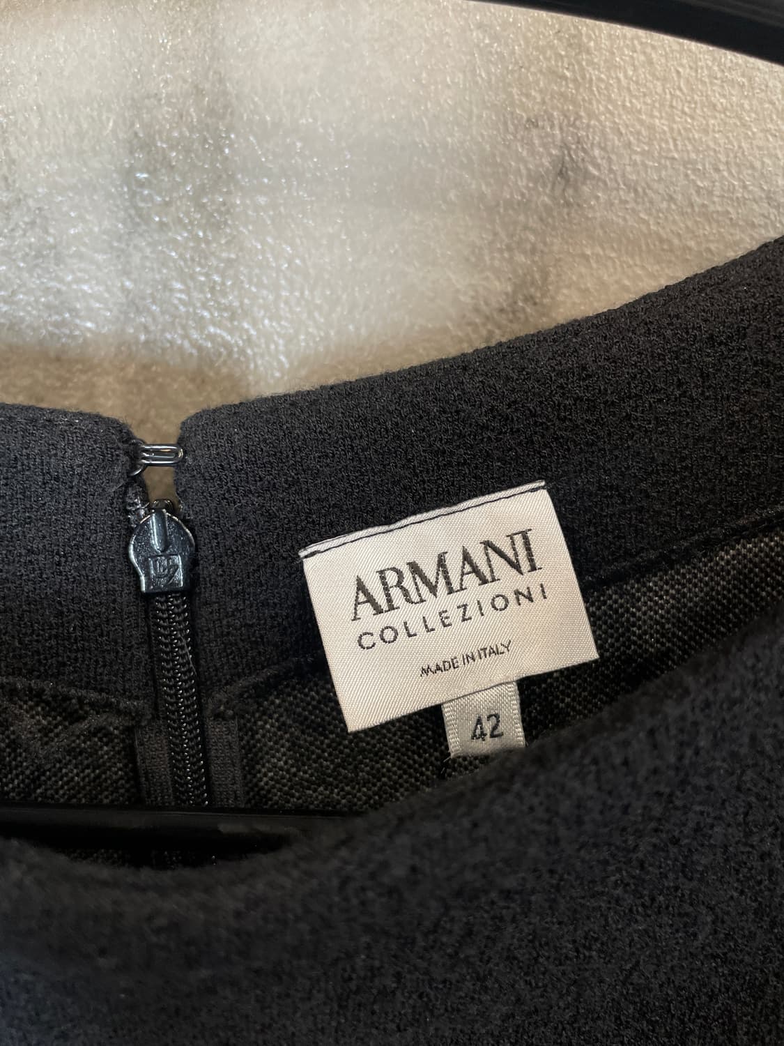 아르마니 패널 절개 울 드레스 상품이미지7