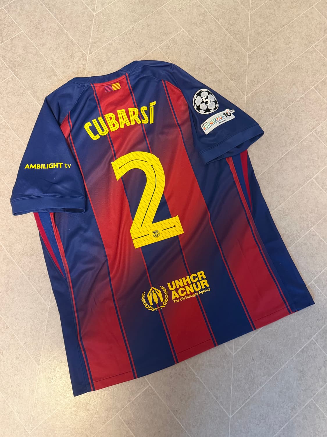 25/26 바르셀로나 쿠바르시 유니폼 상품이미지1