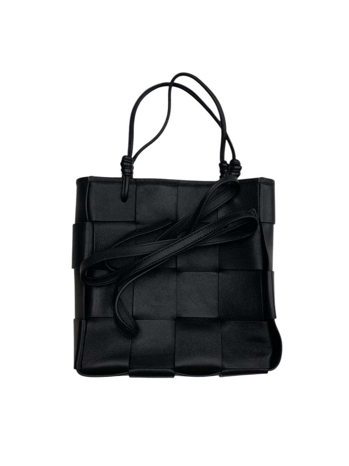 마시모두띠 블랙 위빙 사각백 3way 상품이미지2