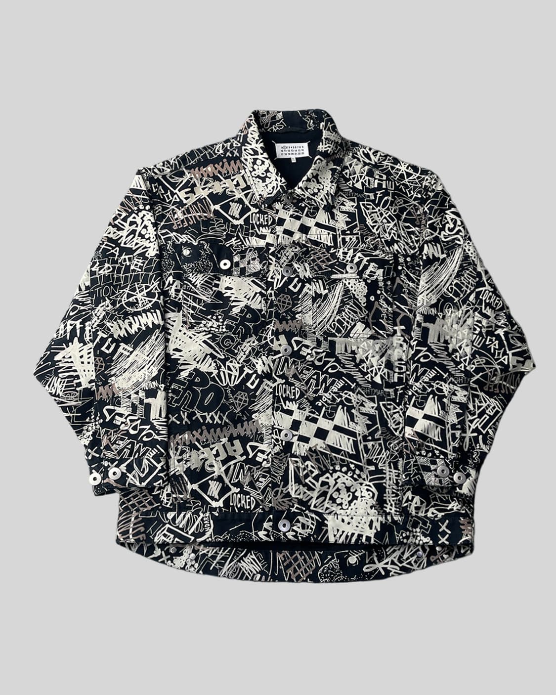 마르지엘라 그래피티 페인팅 워크 자켓 상품이미지1