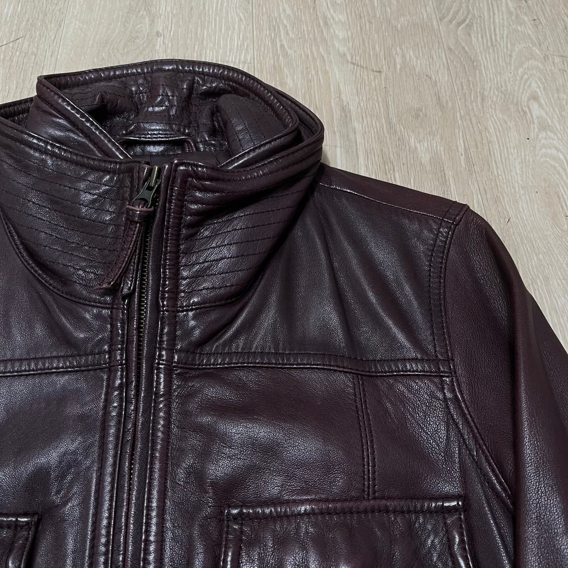 비욘드클로젯 양가죽 멀티 포켓 레더 자켓 88-94-160 상품이미지2