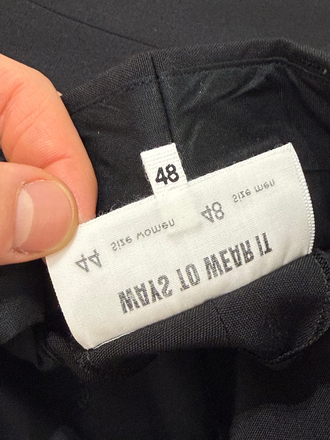 (새제품) MM6 메종 마르지엘라 스테이플드 울 트라우저 48 상품이미지9