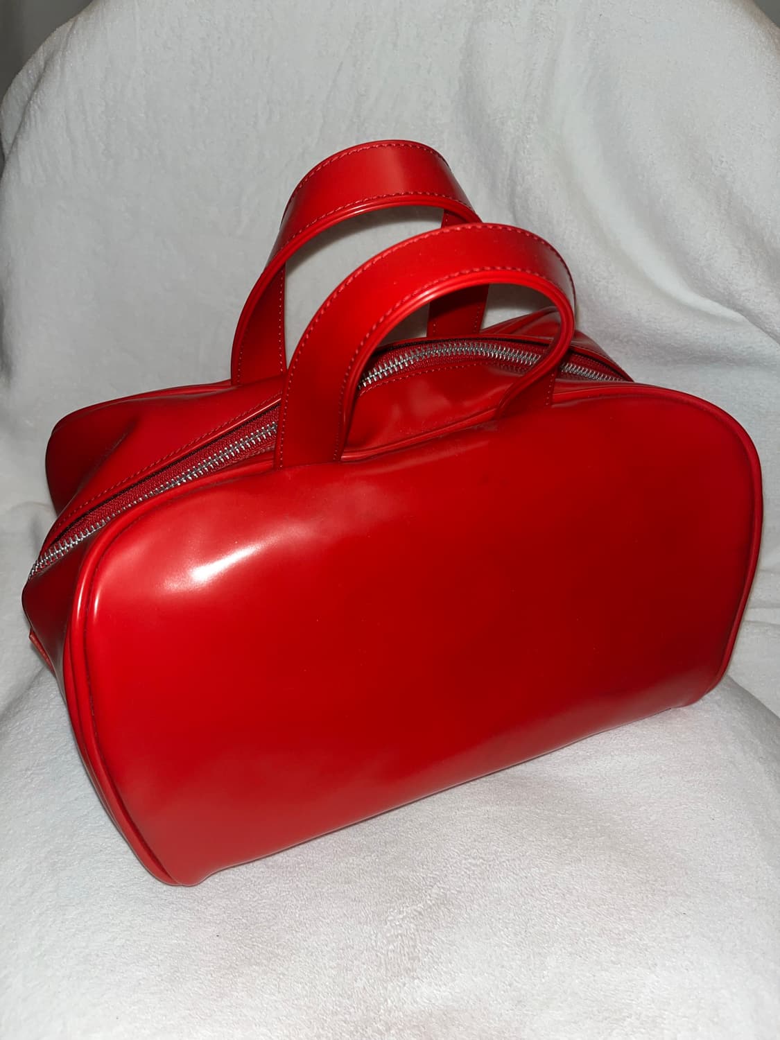 commedesgarcons 꼼데가르송 볼링백 레드  상품이미지6