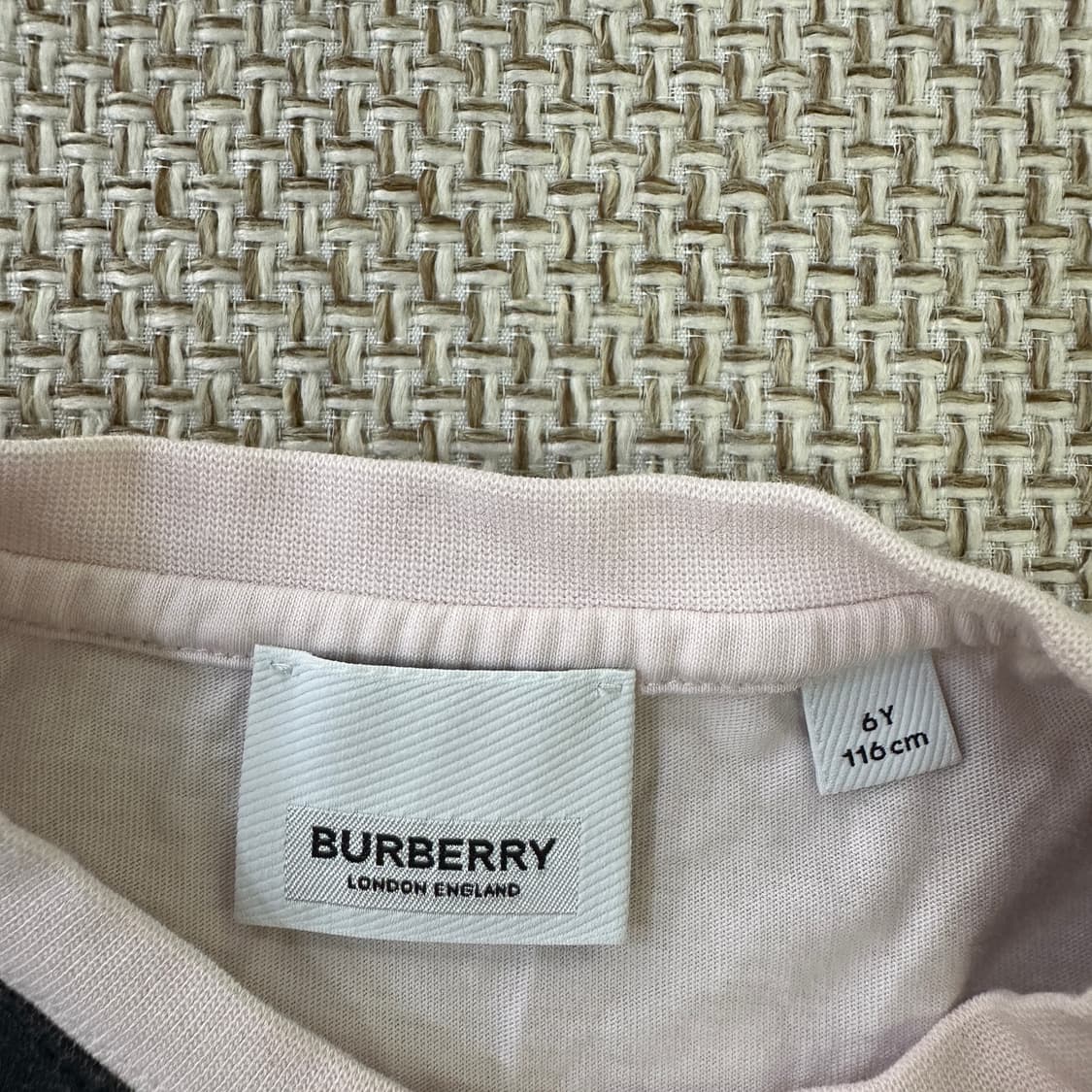 6Y 버버리 키즈 사슴 디어모티브 반팔 0420D 상품이미지2