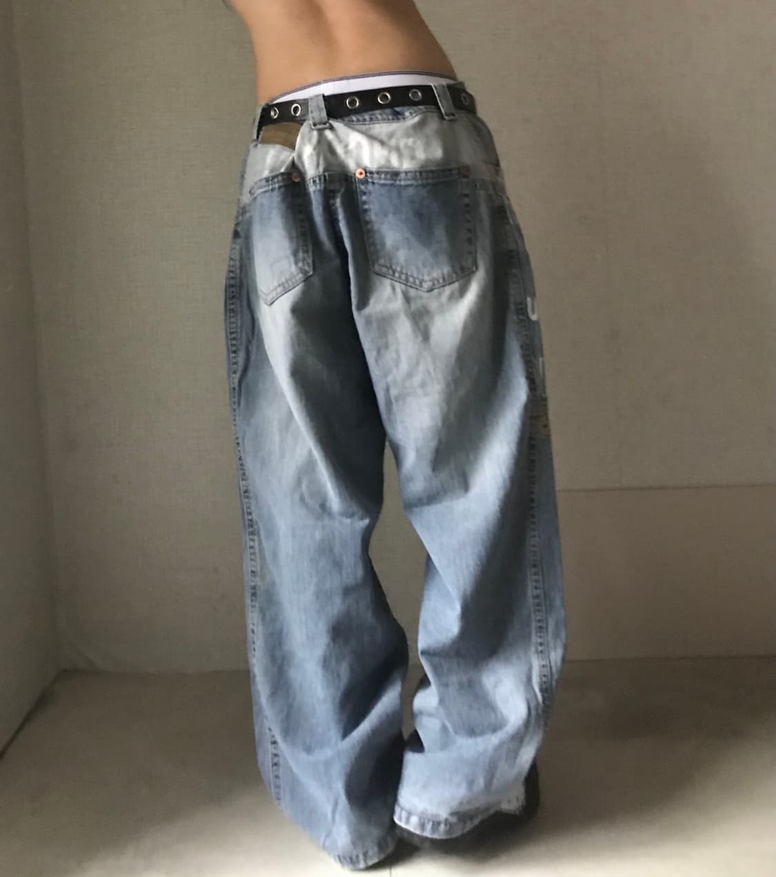 빈티지 00s 힙합 데님팬츠 상품이미지2