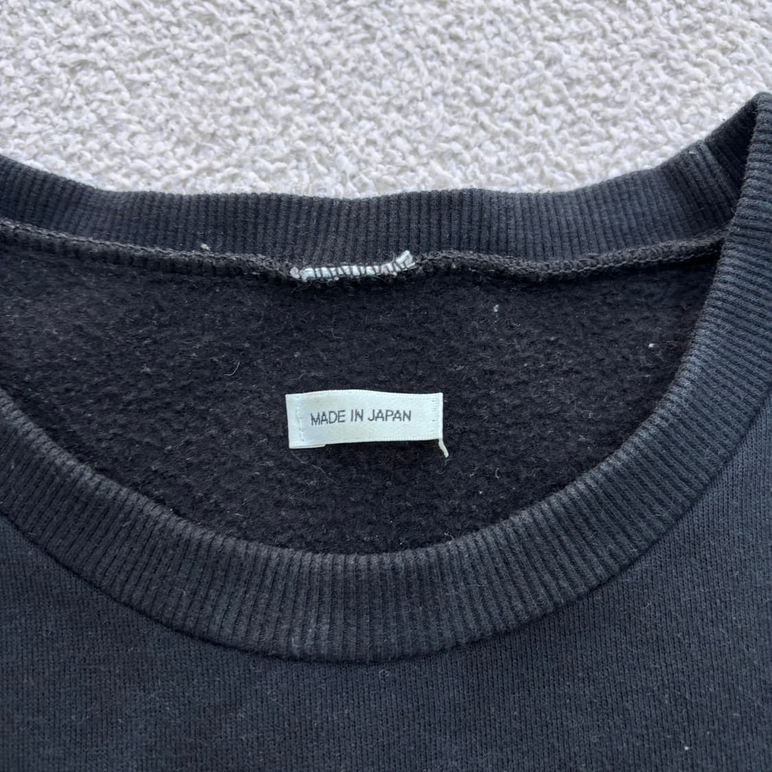 실측확인 빈티지 스트라이프 맨투맨 0326E 상품이미지3