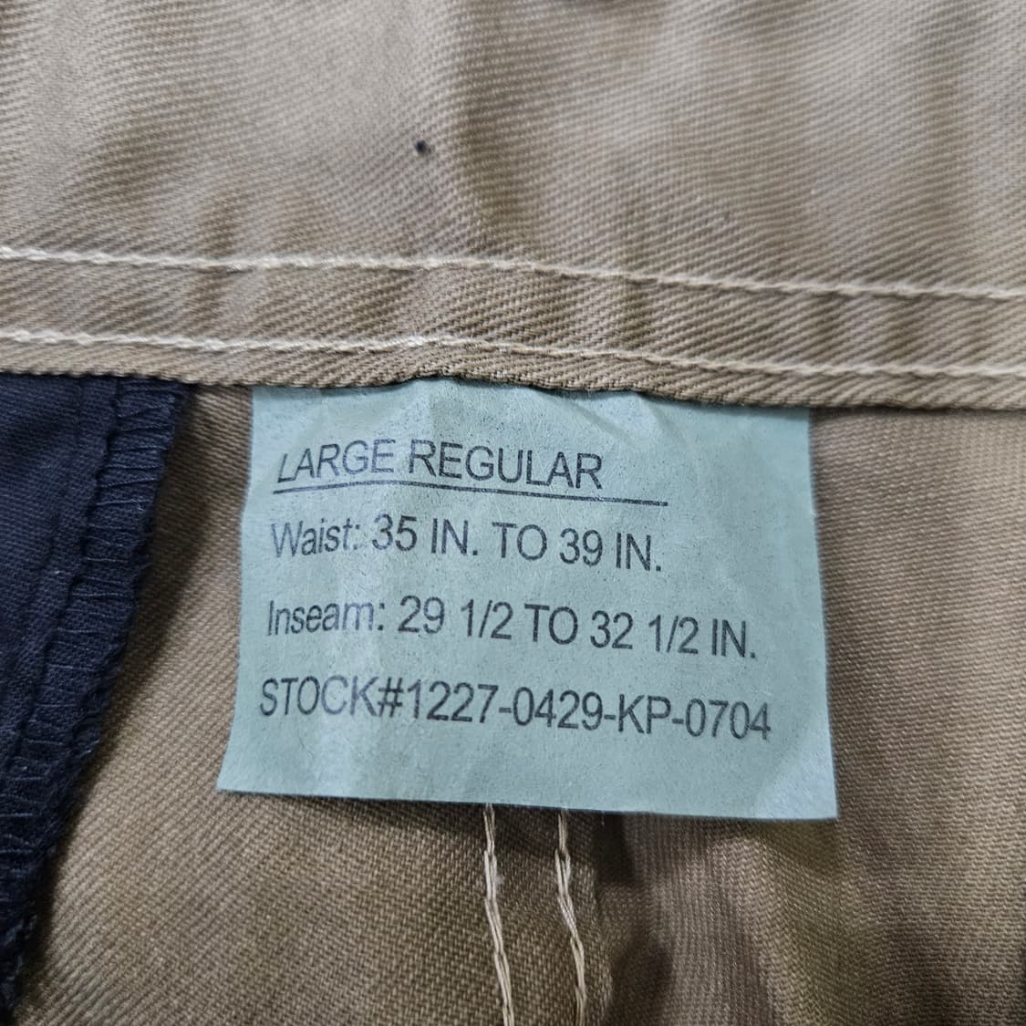 35 빈티지 베이지 포켓 치노 팬츠 0319Y 상품이미지3