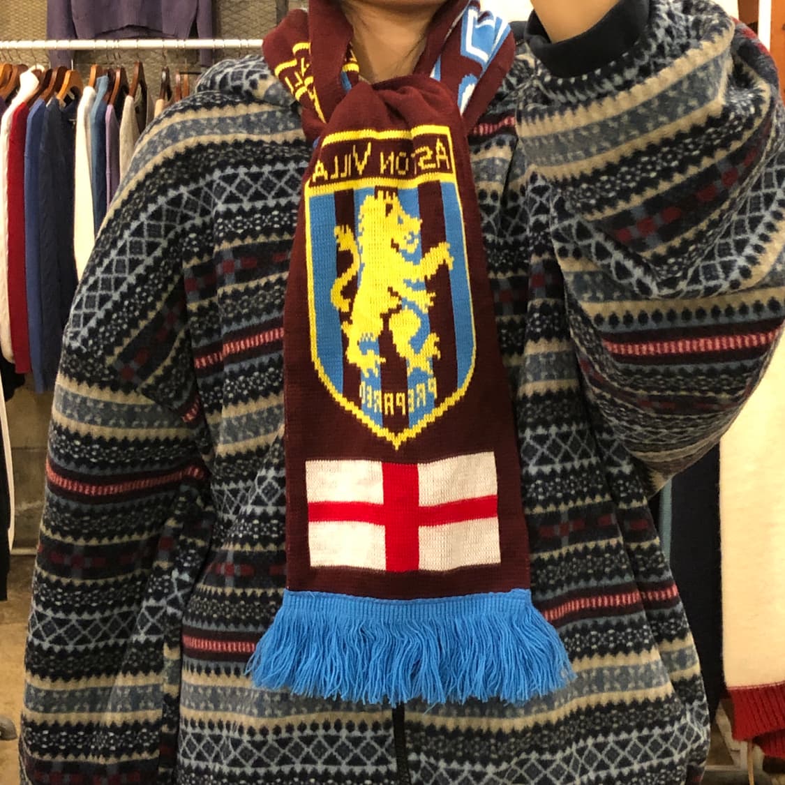 ASTON VILLA F.C 풋볼 머플러(kold_5963) 상품이미지1