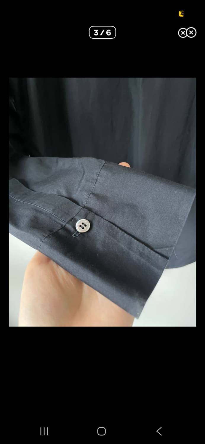 요지야마모토 Y's 블랙셔츠 상품이미지3