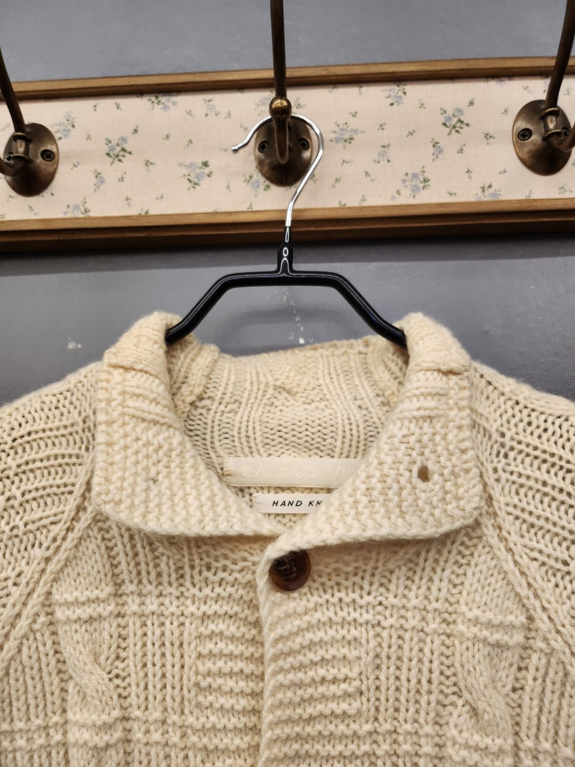 안본빈티지 꽈배기울핸드니트 상품이미지2