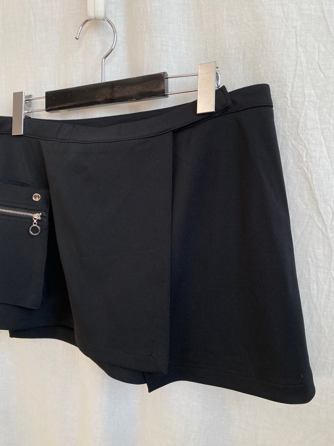 MONICA MOBLINE 블랙 레이어드 스커트(L-XL) 상품이미지5