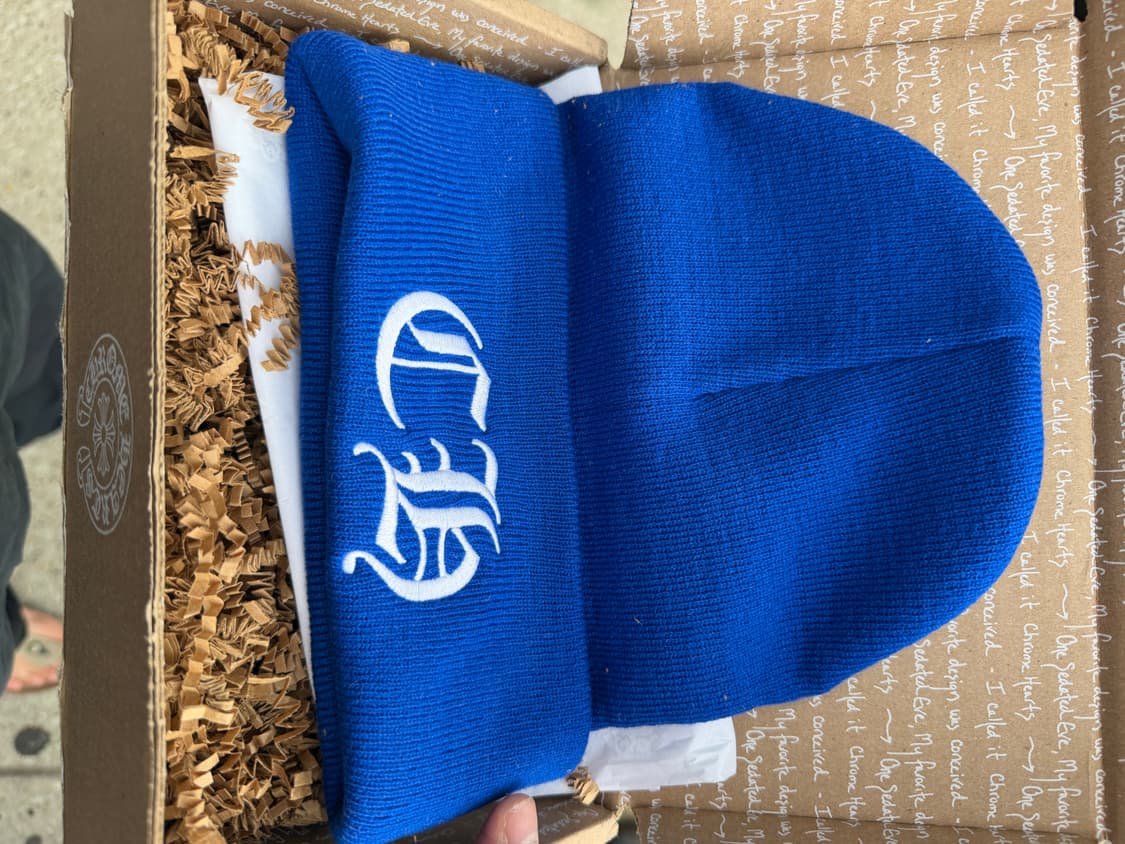 Chrome Hearts Blue Watch Cap Beanie 판매 상품이미지1
