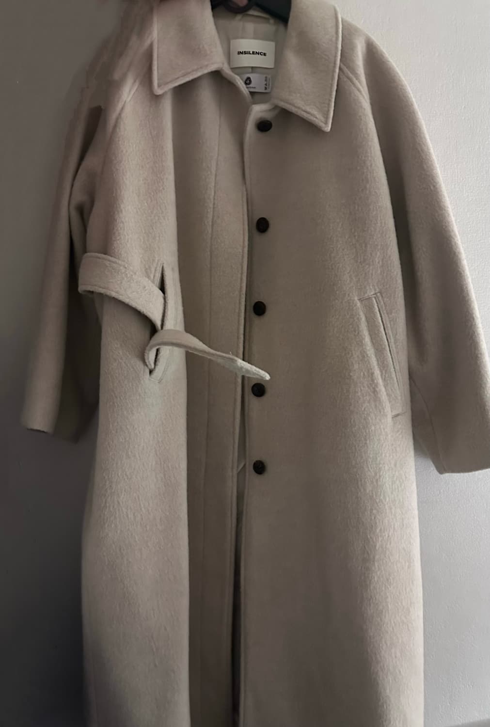 인사일런스 래글런 알파카 로브 코트 상품이미지2