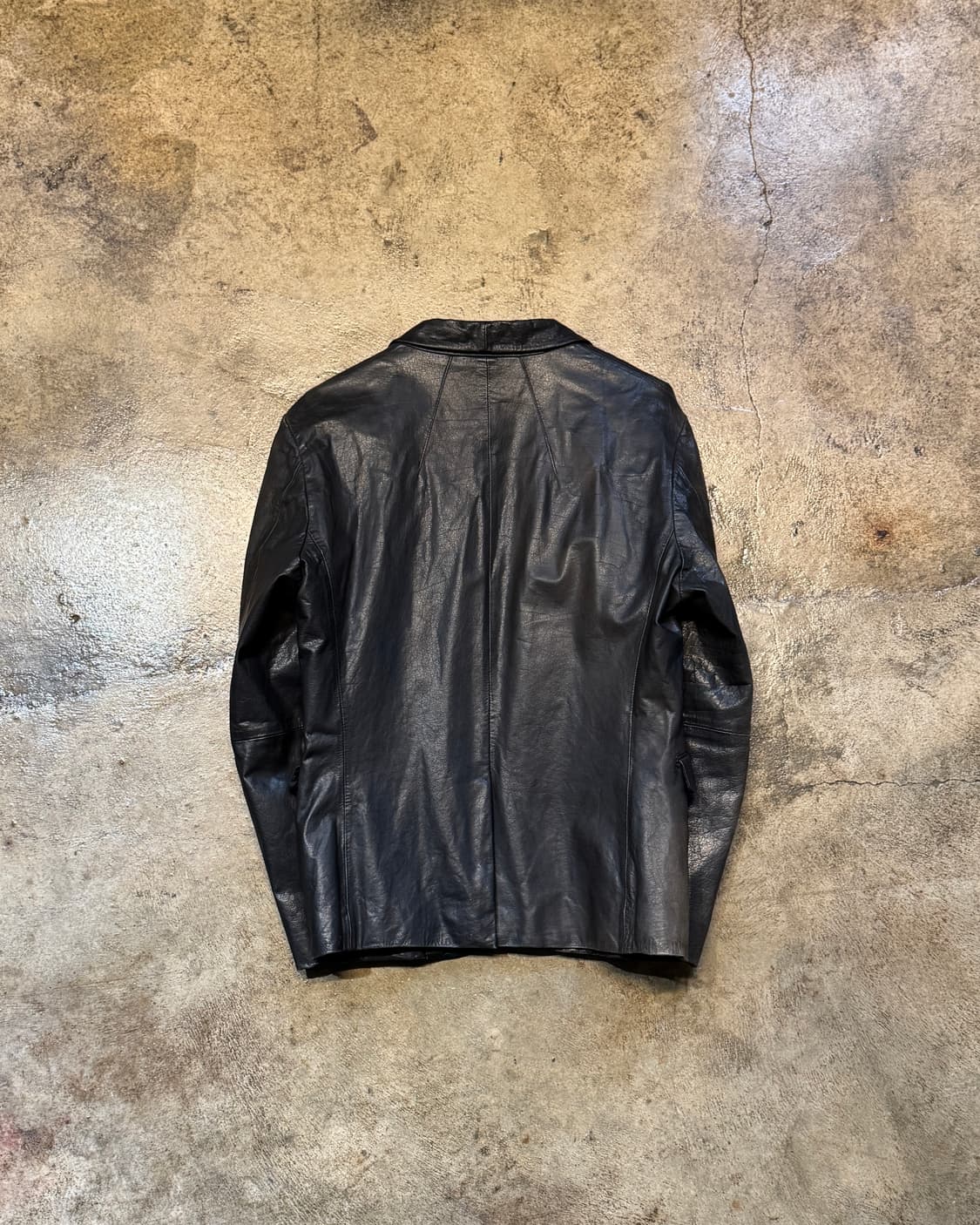 S ) Neil Barrett Faded Leather Jacket 상품이미지5