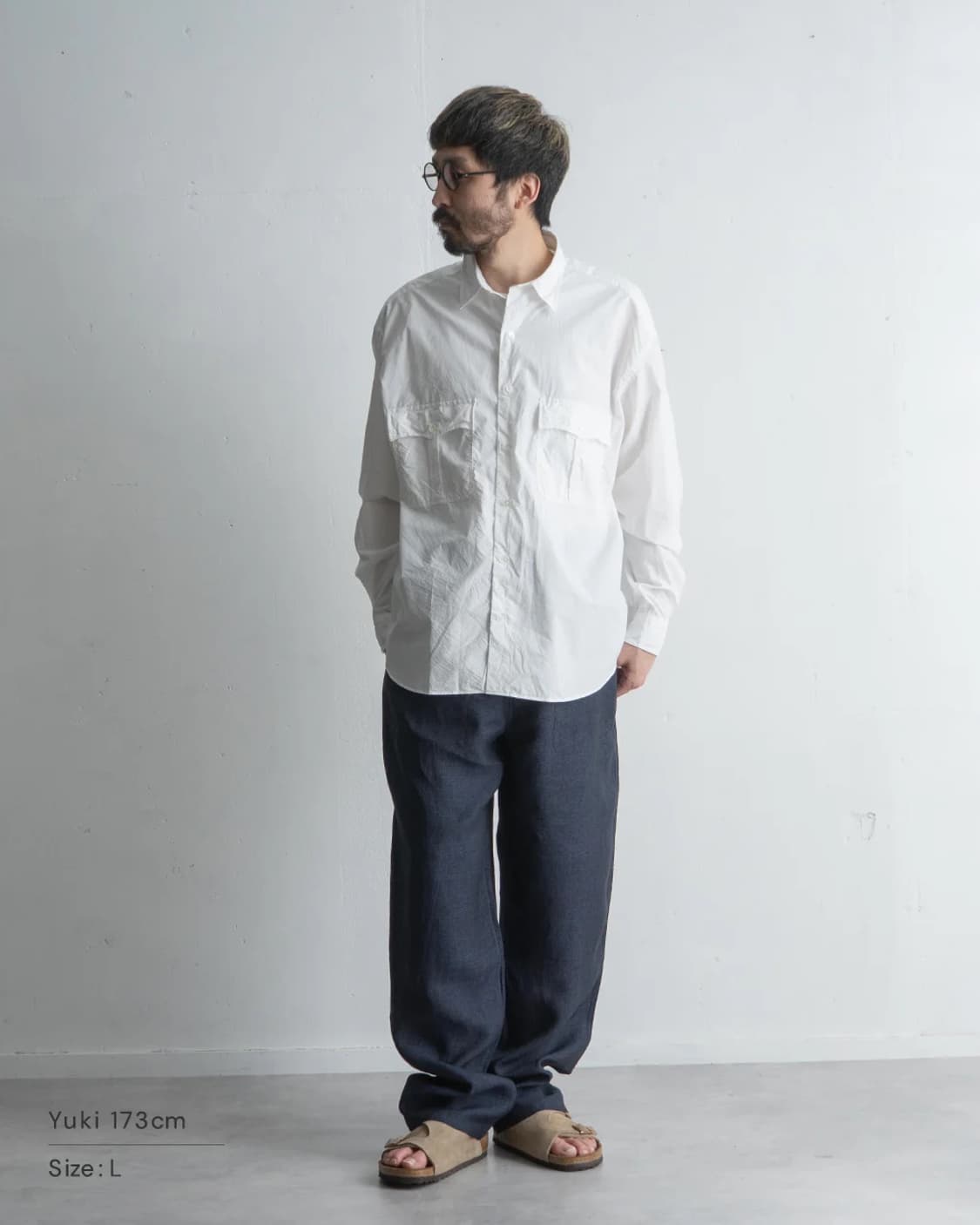 Poter Classic Roll Up Cotton Shirt 상품이미지7