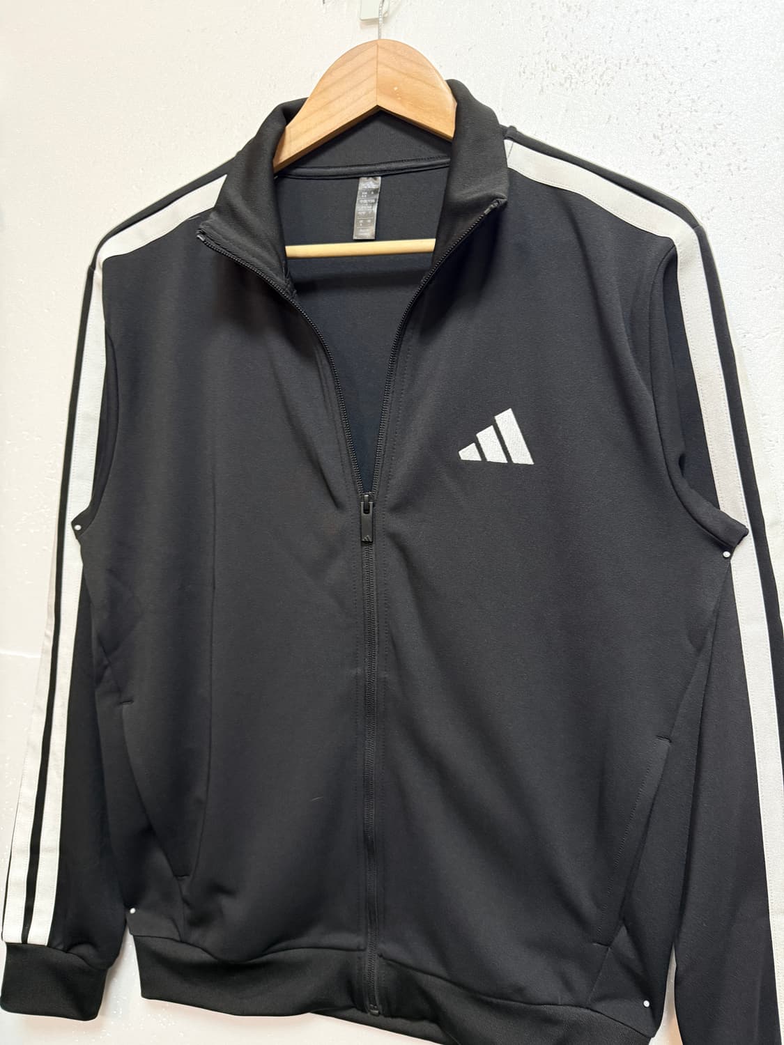 아디다스 삼선 트랙탑 집업 S 블랙 져지 트레이닝 자켓 상품이미지3
