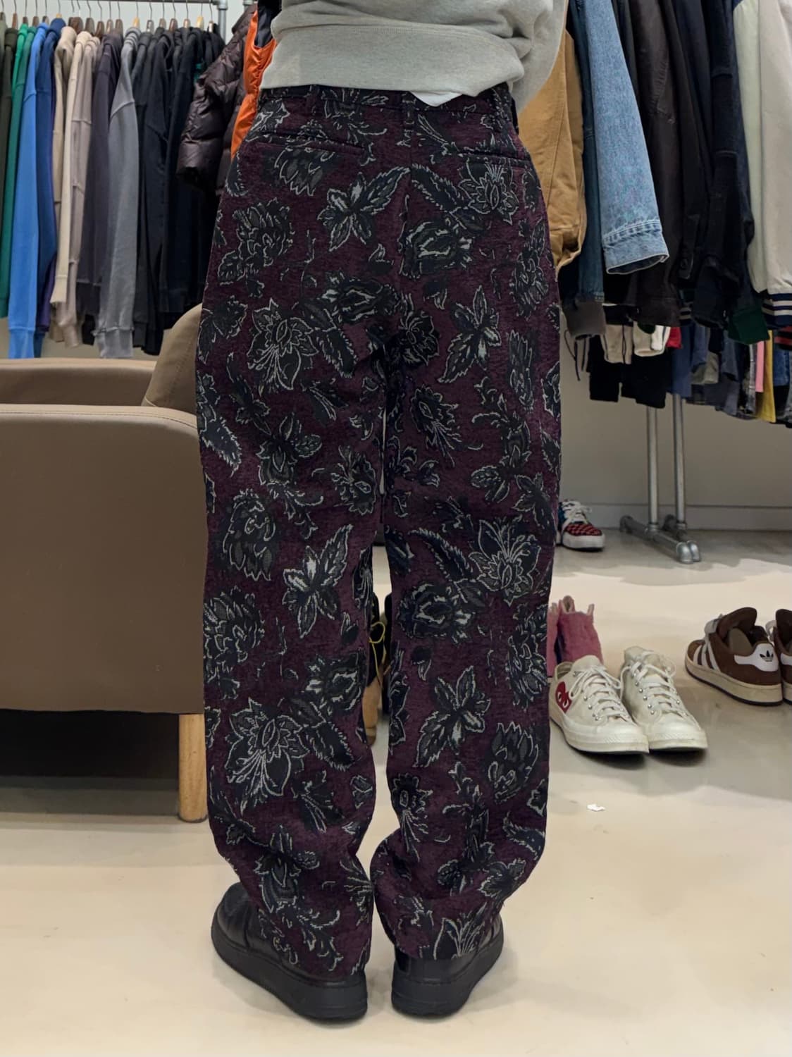 새상품 디스이즈네버댓 플라워 자수 팬츠 상품이미지6