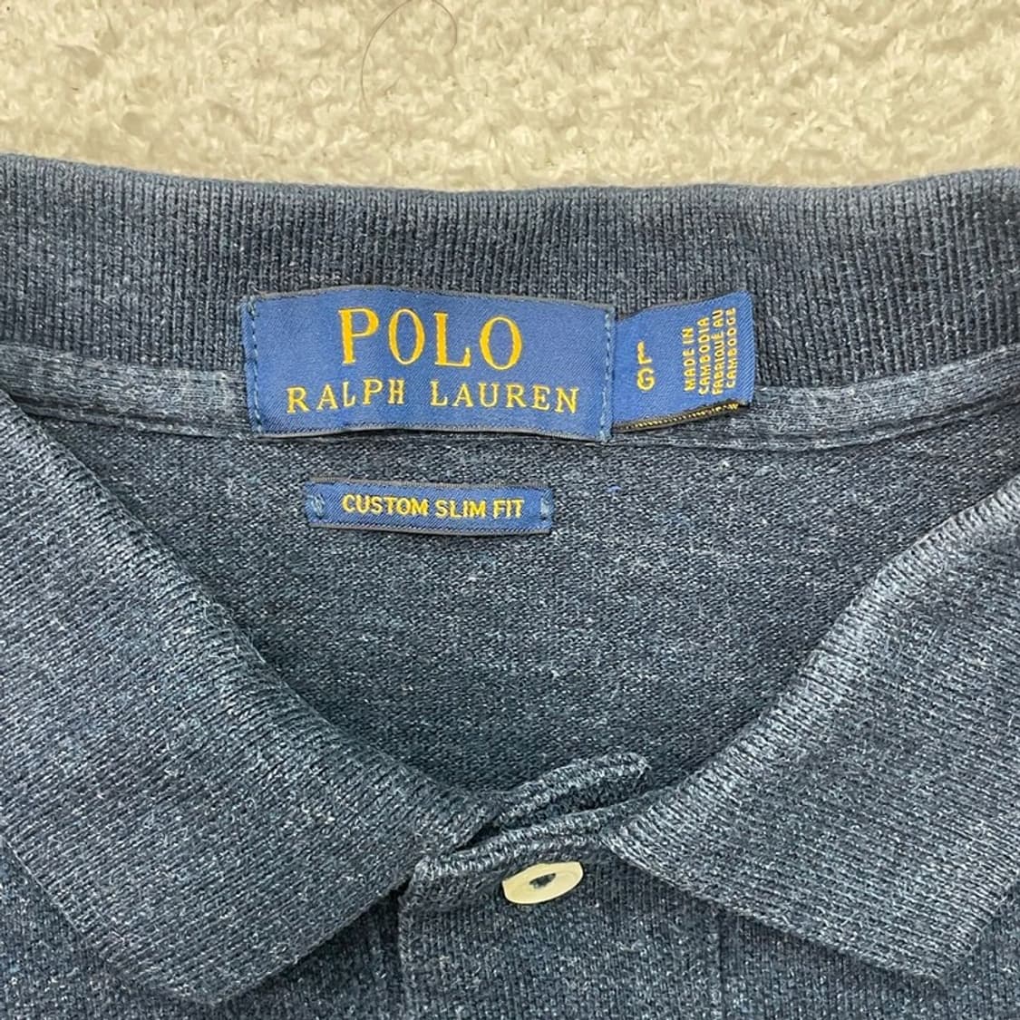 POLO BY RALPH LAUREN 네이비 PK 긴팔 L 상품이미지3