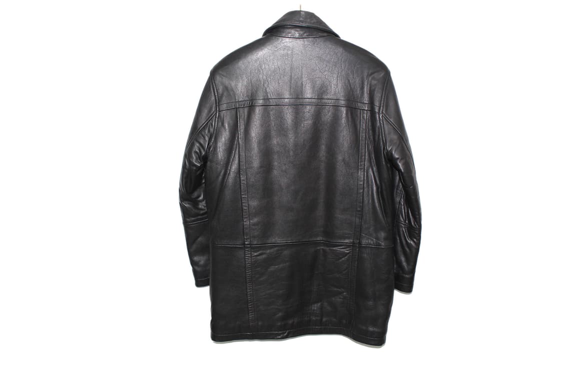 2000s Calvin Klein 캘빈클라인 카우레더 카코트 상품이미지10