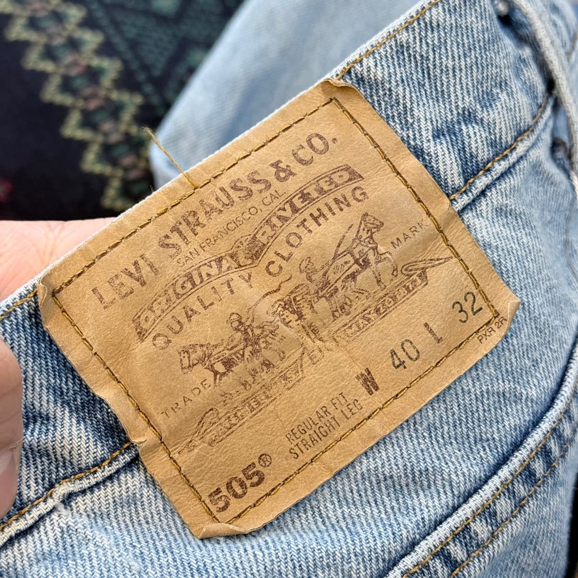 90S 리바이스 USA 오렌지탭 505 38인치 상품이미지9