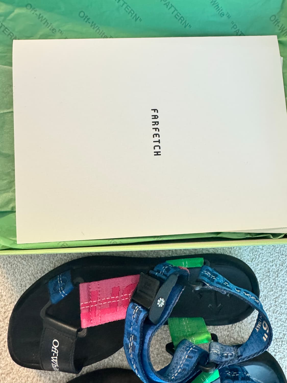 Off white Trek Strappy Sandals 오프화이트샌들 상품이미지3