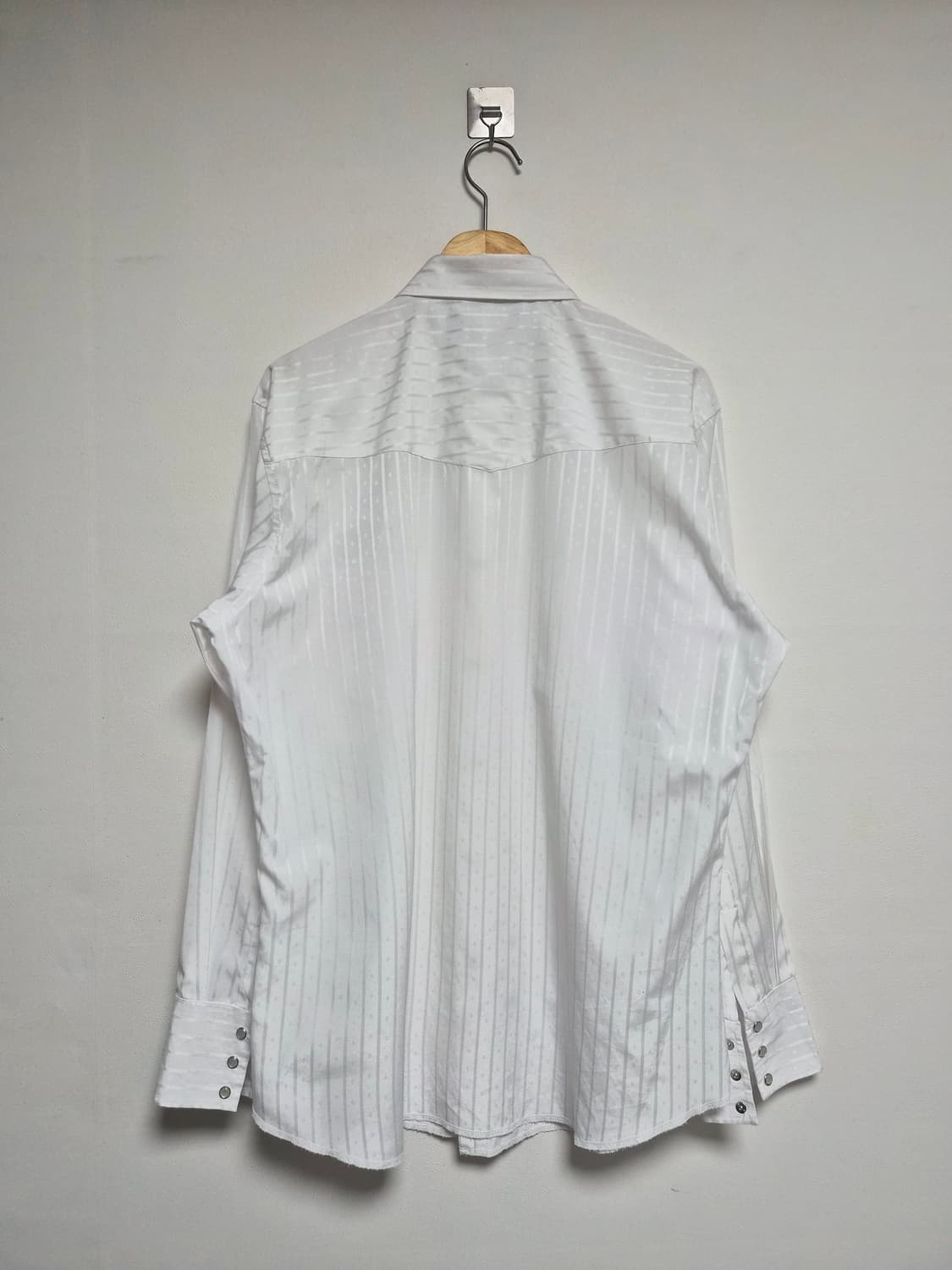 랭글러Wrangler 화이트 웨스턴 셔츠 XL - S387 상품이미지2