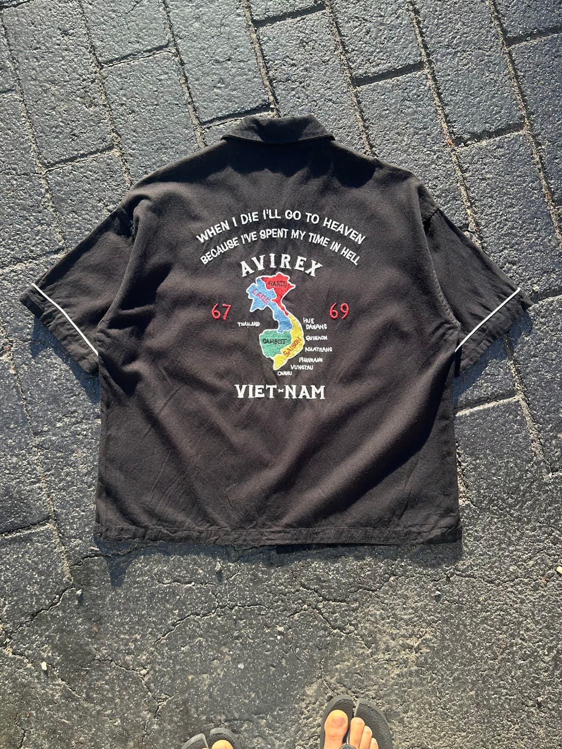 Avirex Viet-nam war detail camp shirt 상품이미지3