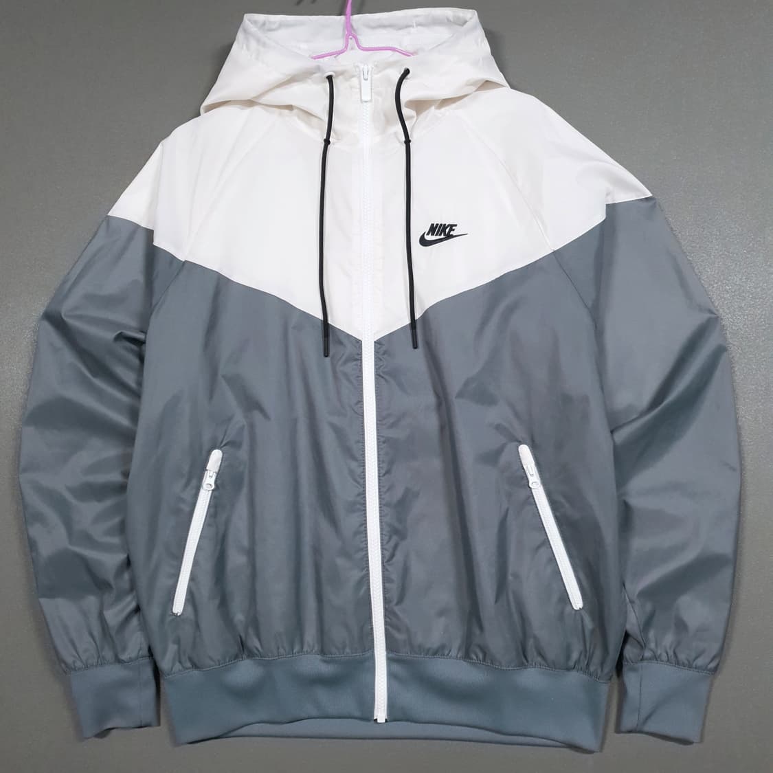 실측 XL 나이키 신형 24ss NSW 윈드러너 바람막이 후드 러닝 자켓 상품이미지1