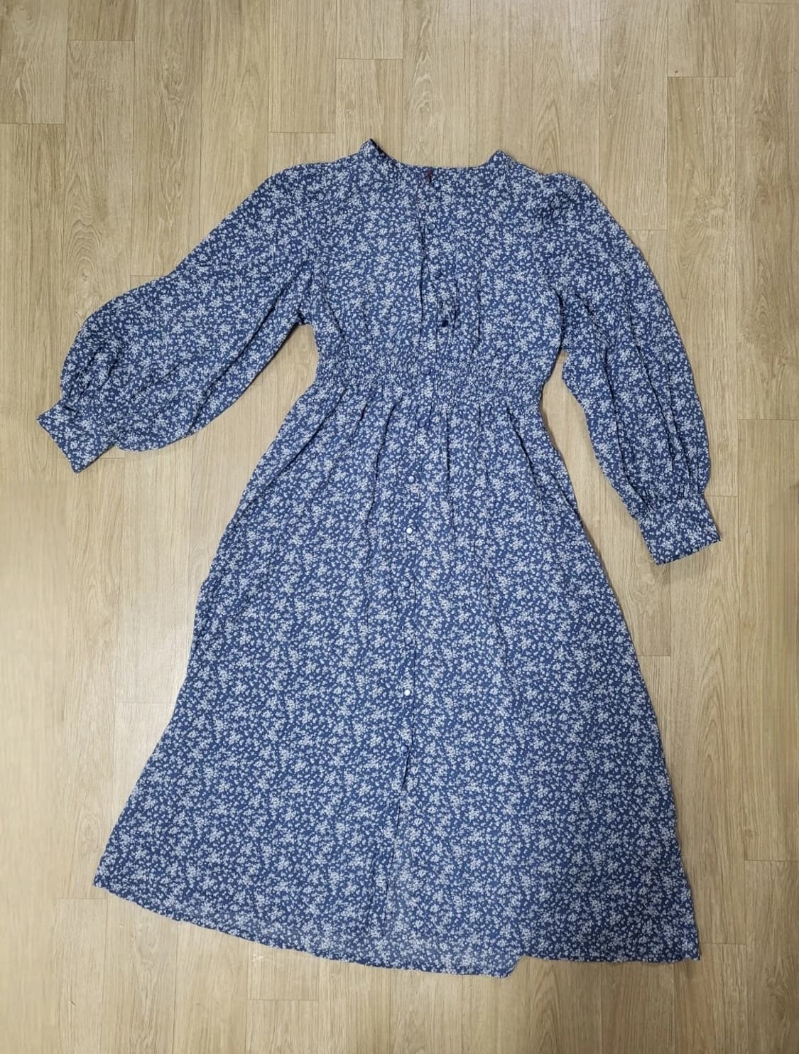 플라워 롱 원피스 상품이미지1