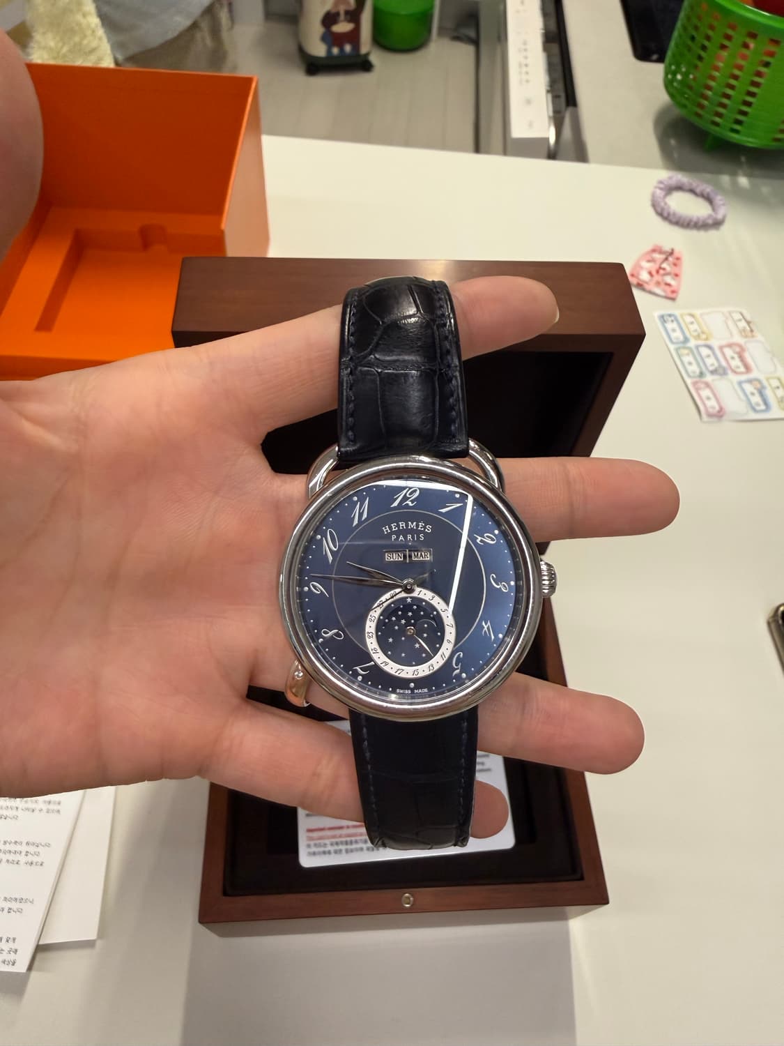 에르메스 아르소 그랑드 루네 워치 43mm(오토매틱) 정품 풀박스 상품이미지2
