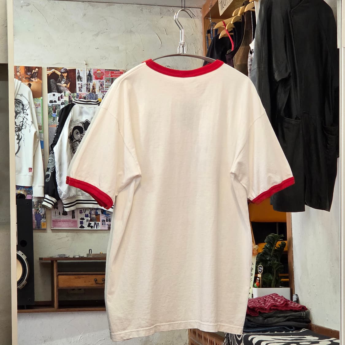 마제스틱 00s 레드 링거 반팔 상품이미지4