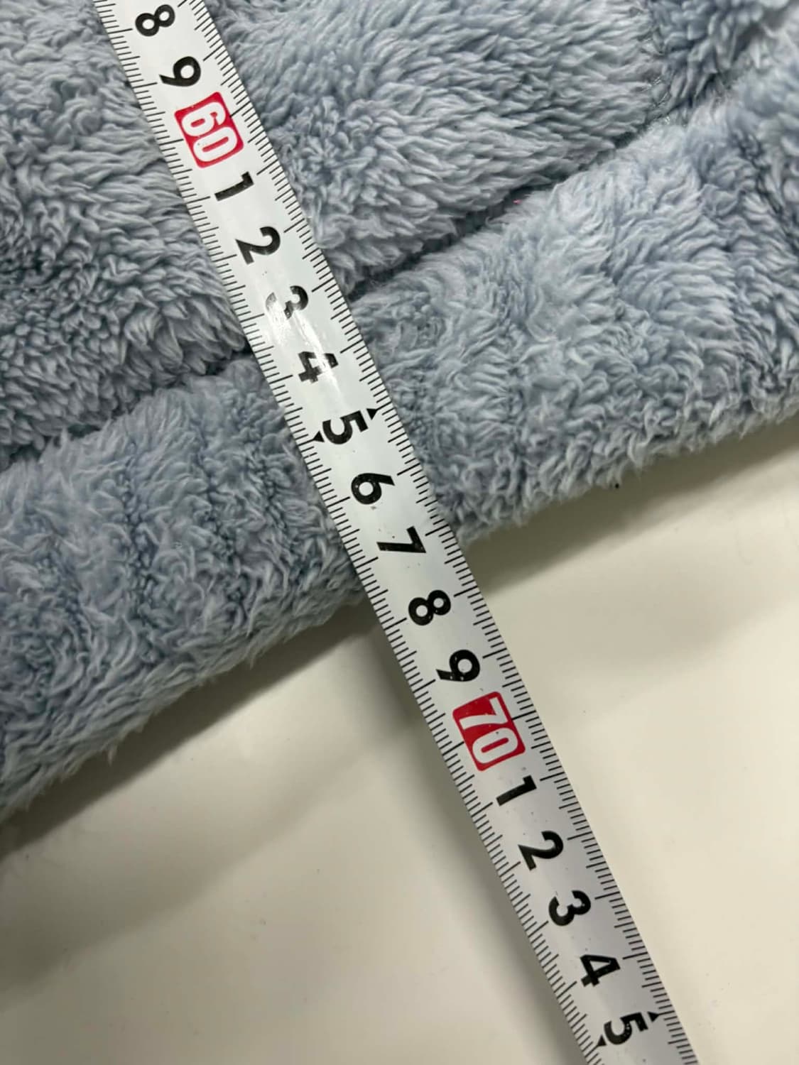 후아유 스카이블루 플리스 후드집업 희귀져지(M) 상품이미지7