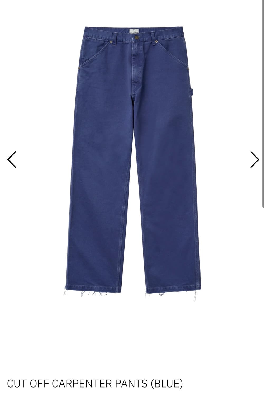 (s) a.ta 카펜터 팬츠 블루 상품이미지1