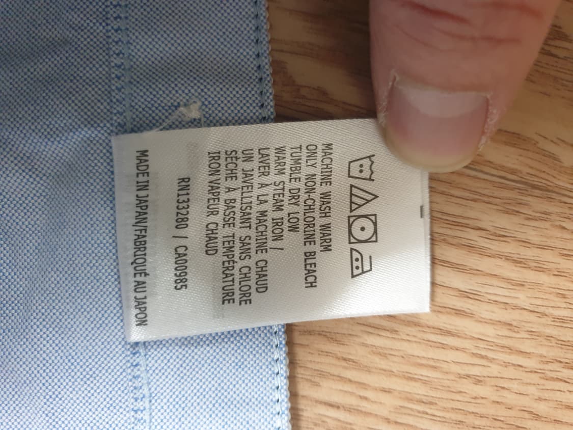 [여성] 톰브라운 삼선 옥스포드 셔츠 하늘색 상품이미지7