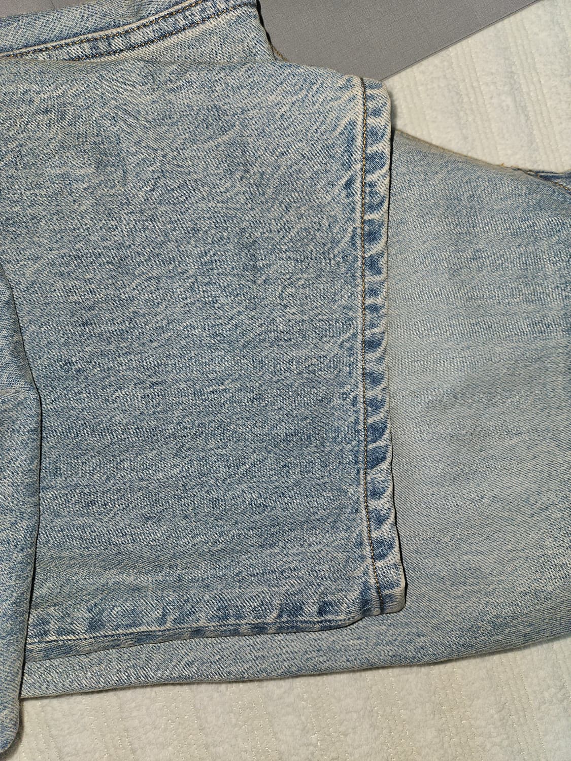 발렌시아가 데님 배기 팬츠 라이트블루 xs 상품이미지9