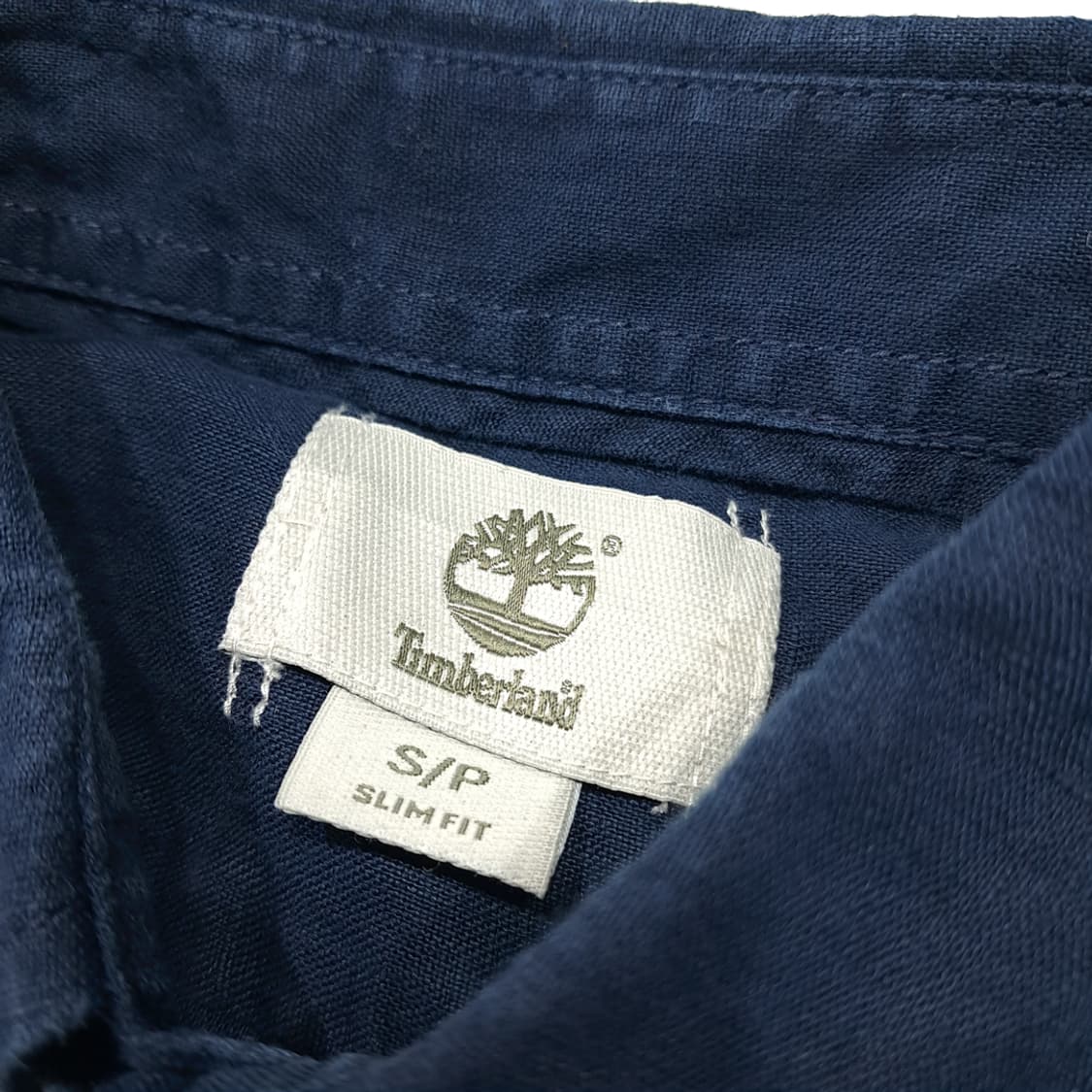 CL712 S 팀버랜드 프리미엄린넨 다크네이비 셔츠 남방 상품이미지3