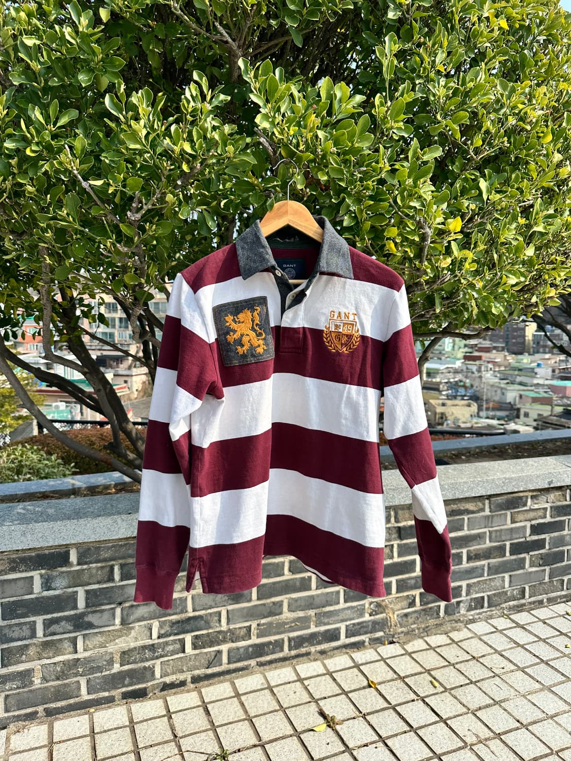 Gant striped rugby long-sleeve shirt 간트  상품이미지7
