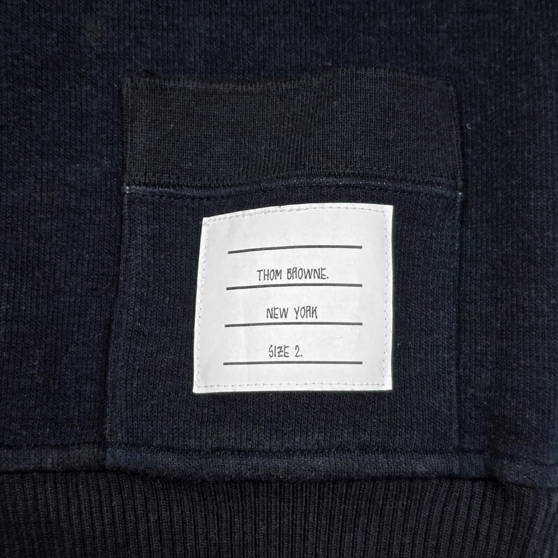 톰브라운 숄카라 코튼 가디건 상품이미지6