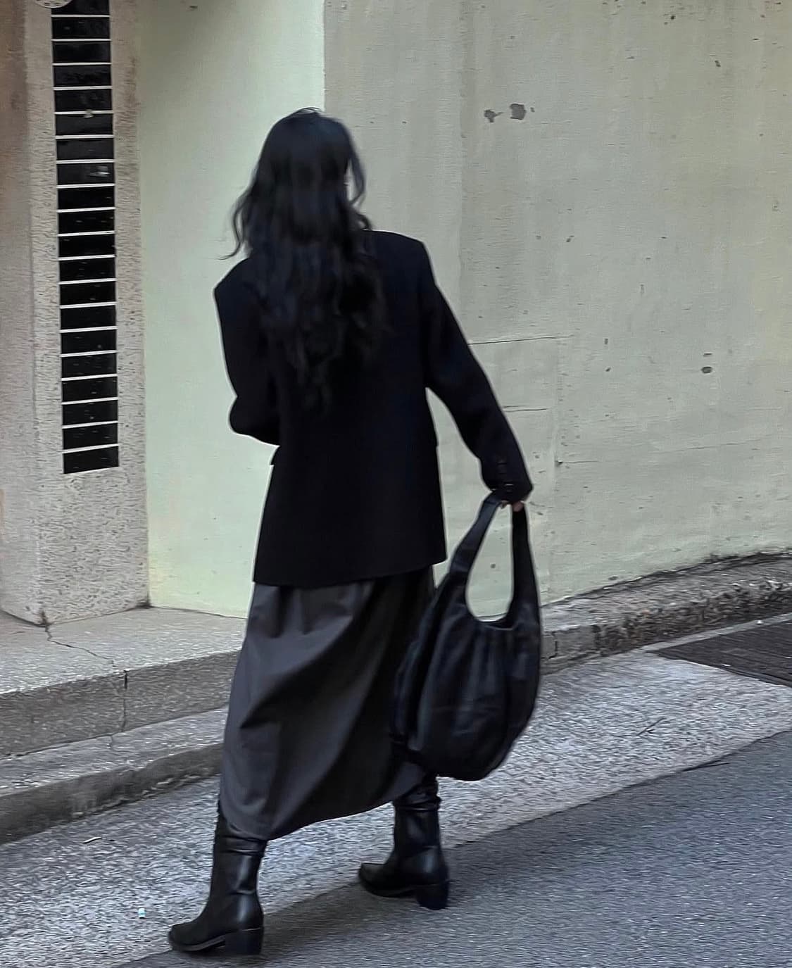 트리밍버드 핸드메이드 울 자켓 블랙 상품이미지1